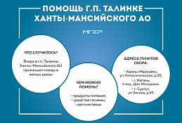 Молодогвардейцы Югры собирают гуманитарную помощь пострадавшим от пожара
