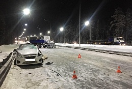 За двое суток на дорогах Югры 2 человека погибли, 25 получили ранения 